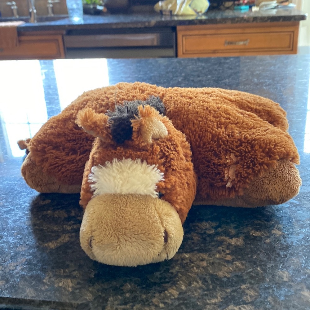 Mini horse pillow pet